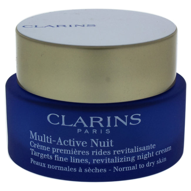 Clarins Multi-Active Night Cream - Normal to Dry Skin by Clarins for Unisex - 1.7 oz Cream (Tester)