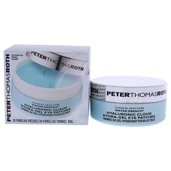 Peter Thomas Roth Water Drench Hyaluronic Cloud Hydra-Gel Eye Patches by Peter Thomas Roth for Unisex - 60 Pc Patches