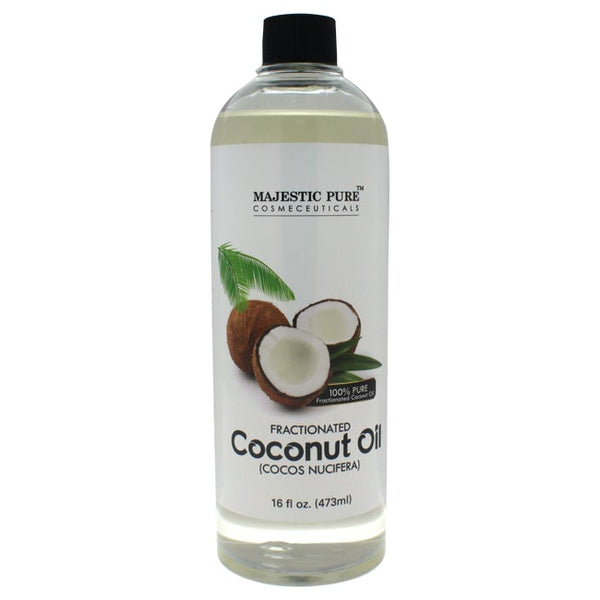 Majestic Pure Fractionated Coconut Oil by Majestic Pure for Unisex - 16 oz Oil