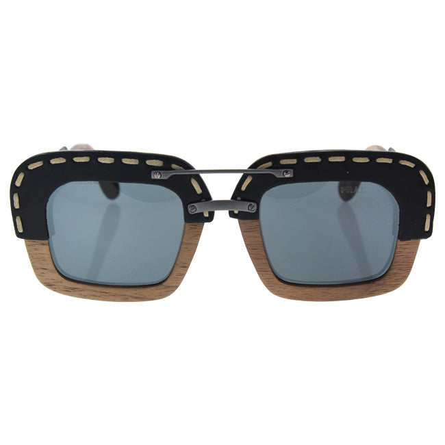 Prada Prada SPR 26R UA6-1A1 - Nut Canaletto Black Leather/Grey Gradient by Prada for Unisex - 51-25-140 mm Sunglasses