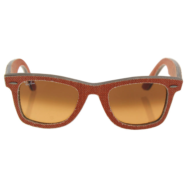 Ray Ban Ray Ban RB 2140 1165/3C Wayfarer - Orange Denim Orange/Orange Gradient by Ray Ban for Unisex - 50-22-150 mm Sunglasses