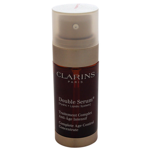 Clarins Double Serum Complete Age Control Concentrate by Clarins for Unisex - 1 oz Serum (Unboxed)