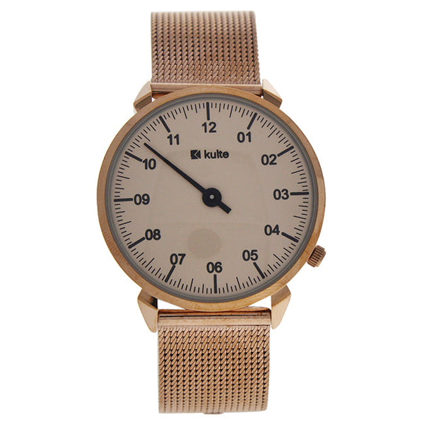 Kulte KU15-0014 Rose Gold Stainless Steel Mesh Bracelet Watch by Kulte for Unisex - 1 Pc Watch