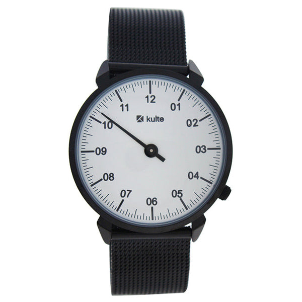 Kulte KU15-0018 Black Stainless Steel Mesh Bracelet Watch by Kulte for Unisex - 1 Pc Watch