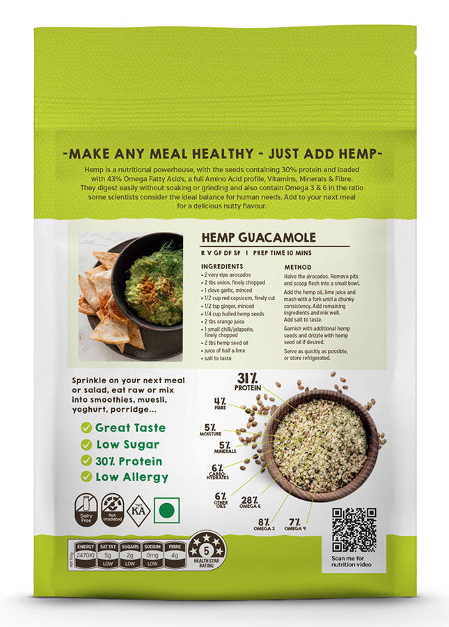 Essential Hulled Hemp Seeds 250g