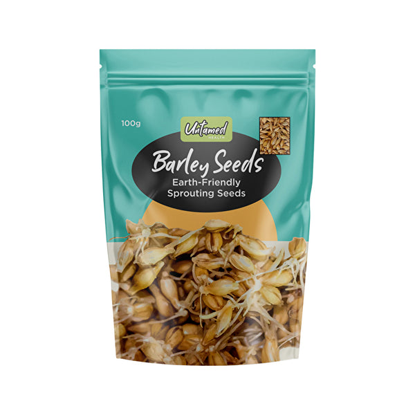 Untamed Health Organically Grown Sprouting Seeds Barley 100g