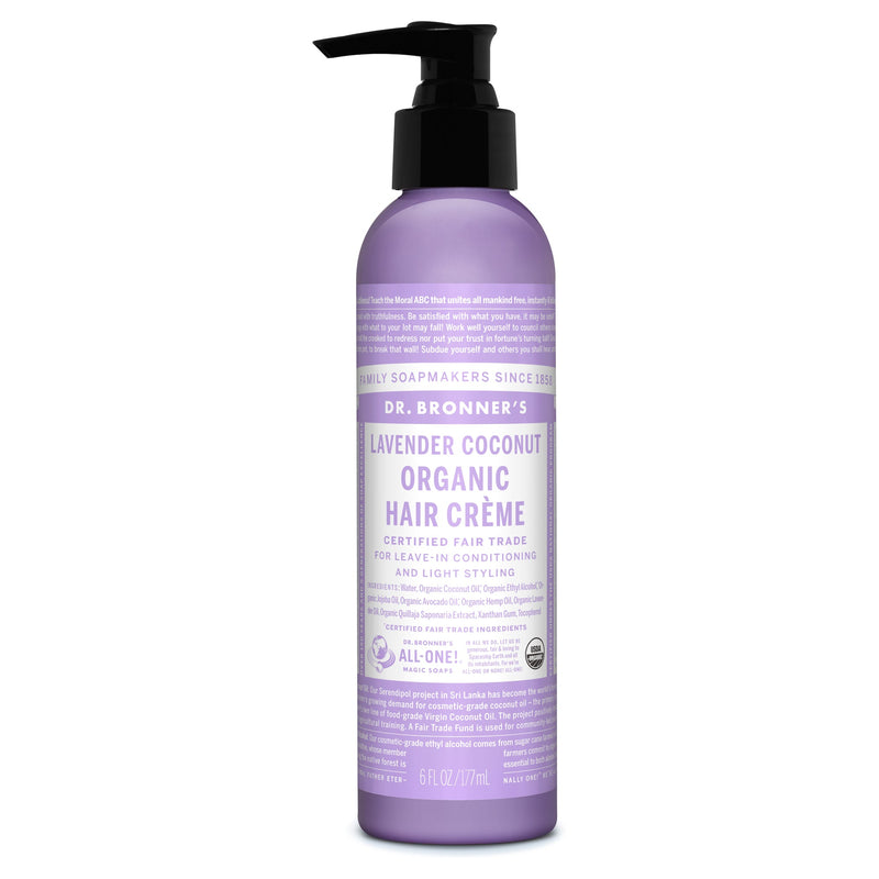 Dr. Bronner's Organic Hair Creme 177ml - Lavender Coconut