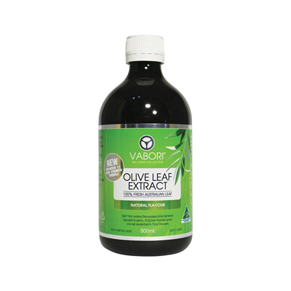 Vabori Olive Leaf Extract (Fresh Picked) Natural 500ml
