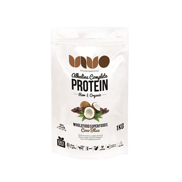 VIVO ALKALINE PROTEIN Vivo Alkaline Protein Organic & Raw Alkaline Complete Protein Coco Bliss 1kg