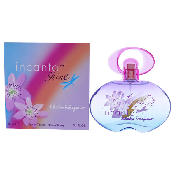 Salvatore Ferragamo Incanto Shine by Salvatore Ferragamo for Women - 3.4 oz EDT Spray