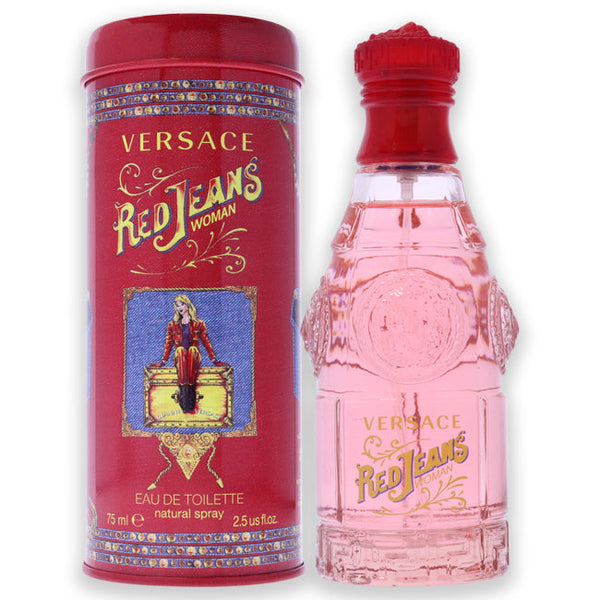 Versace Red Jeans by Versace for Women - 2.5 oz EDT Spray