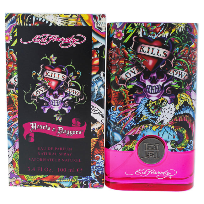 Christian Audigier Ed Hardy Hearts Daggers by Christian Audigier for Women - 3.4 oz EDP Spray