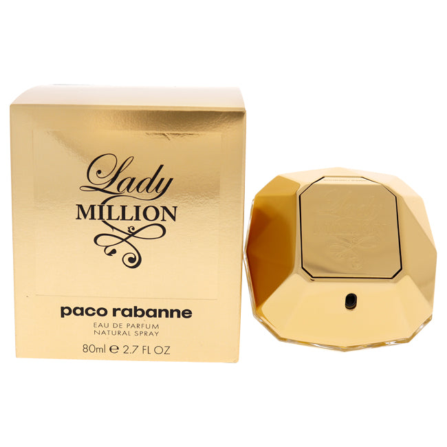 Paco Rabanne Lady Million by Paco Rabanne for Women - 2.7 oz EDP Spray