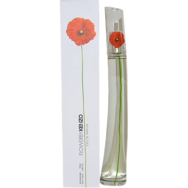 Kenzo Flower by Kenzo for Women - 3.4 oz EDP Spray (Rechargeable)