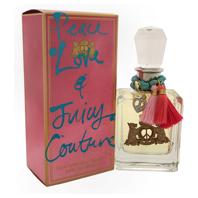 Juicy Couture Peace Love & Juicy Couture by Juicy Couture for Women - 3.4 oz EDP Spray