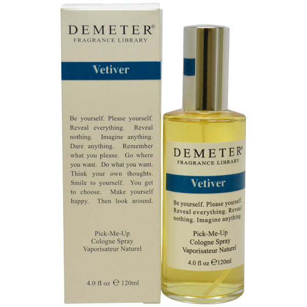 Demeter Vetiver by Demeter for Women - 4 oz Cologne Spray