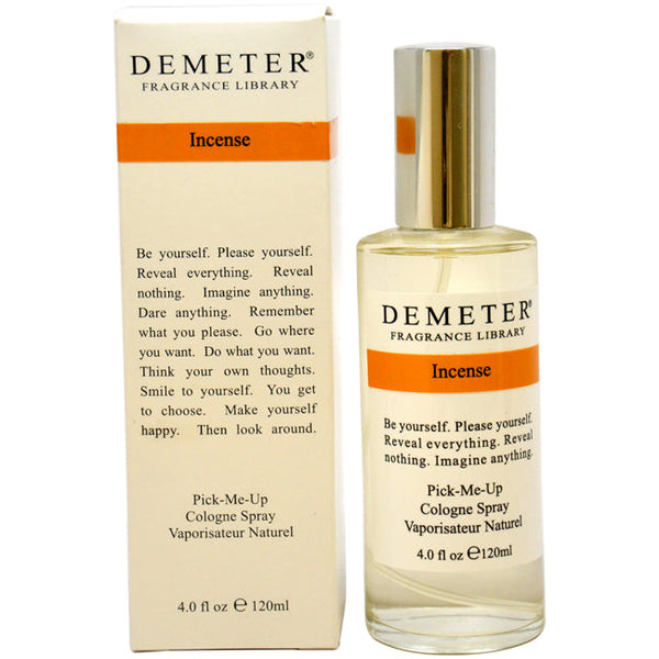 Demeter Incense by Demeter for Women - 4 oz cologne Spray