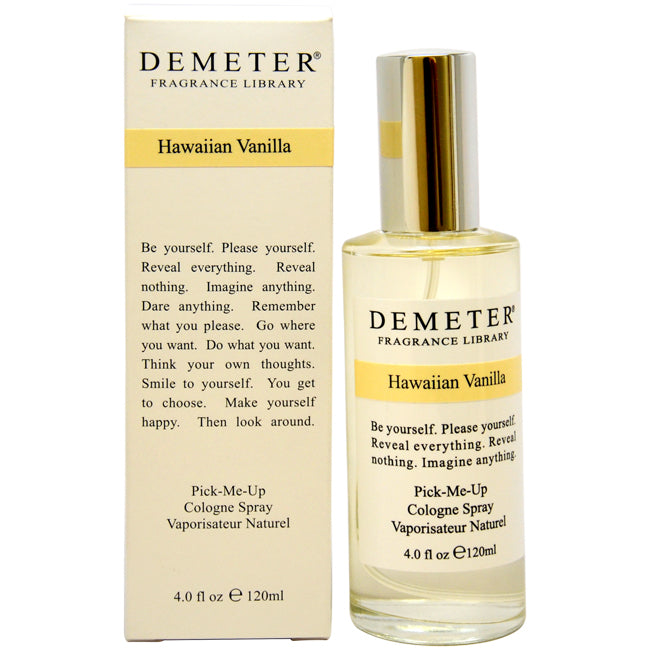 Demeter Hawaiian Vanilla by Demeter for Women - 4 oz Cologne Spray