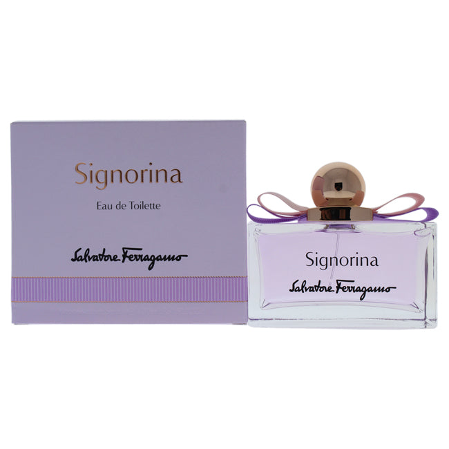 Salvatore Ferragamo Signorina by Salvatore Ferragamo for Women - 3.4 oz EDT Spray