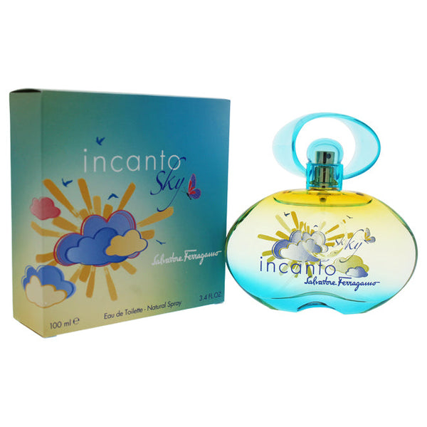 Salvatore Ferragamo Incanto Sky by Salvatore Ferragamo for Women - 3.4 oz EDT Spray