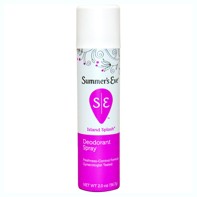 Summers Eve Feminine Deodorant Spray Island Splash by Summers Eve for Women - 2 oz Deodorant