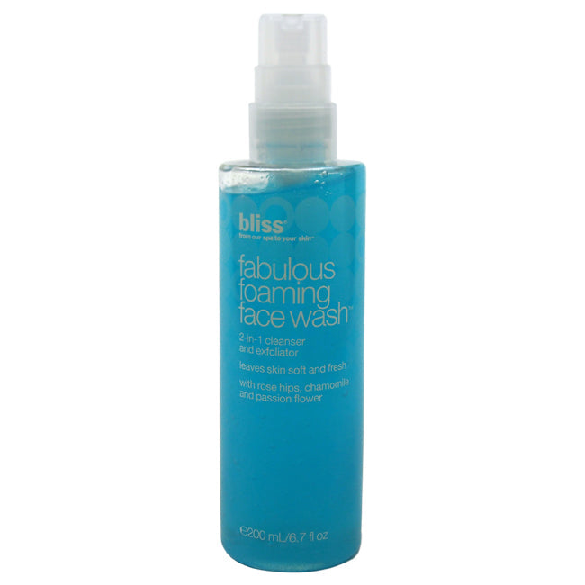 Bliss Fabulous Foaming Face Wash by Bliss for Women - 6.7 oz Cleanser