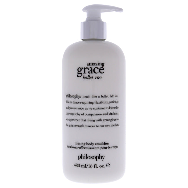 Philosophy Amazing Grace Ballet Rose Firming Body Emulsion by Philosophy for Women - 16 oz Body Emulsion