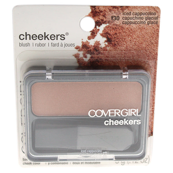 CoverGirl Cheekers Blush - # 130 Iced Cappuccino by CoverGirl for Women - 0.12 oz Blush