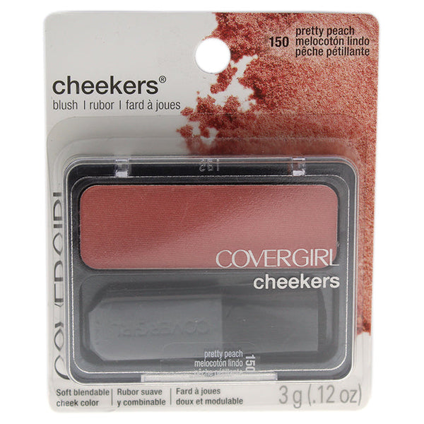 CoverGirl Cheekers Blush - # 150 Pretty Peach by CoverGirl for Women - 0.12 oz Blush