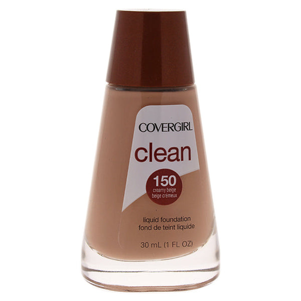 CoverGirl Clean Liquid Foundation - # 150 Creamy Beige by CoverGirl for Women - 1 oz Foundation