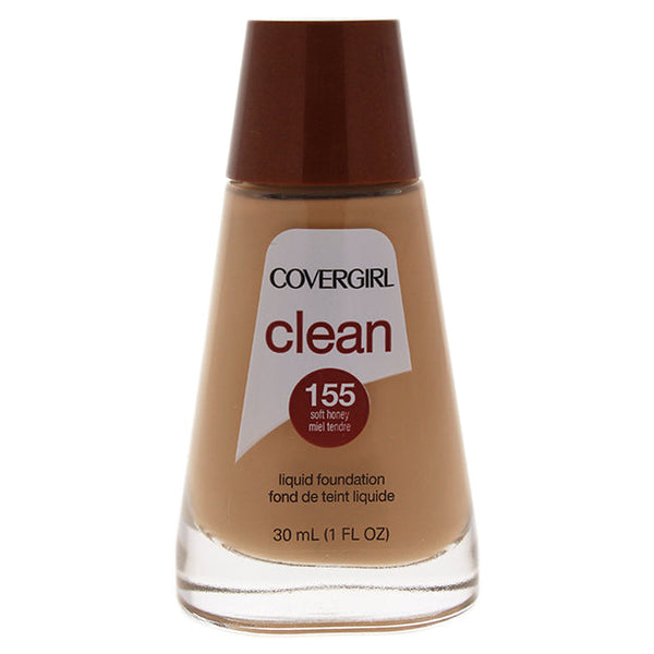 CoverGirl Clean Liquid Foundation - # 155 Soft Honey by CoverGirl for Women - 1 oz Foundation