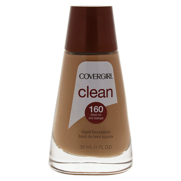 CoverGirl Clean Liquid Foundation - # 160 Classic Tan by CoverGirl for Women - 1 oz Foundation