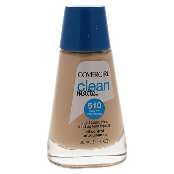 CoverGirl Clean Matte Liquid Foundation - # 510 Classic Ivory by CoverGirl for Women - 1 oz Foundation