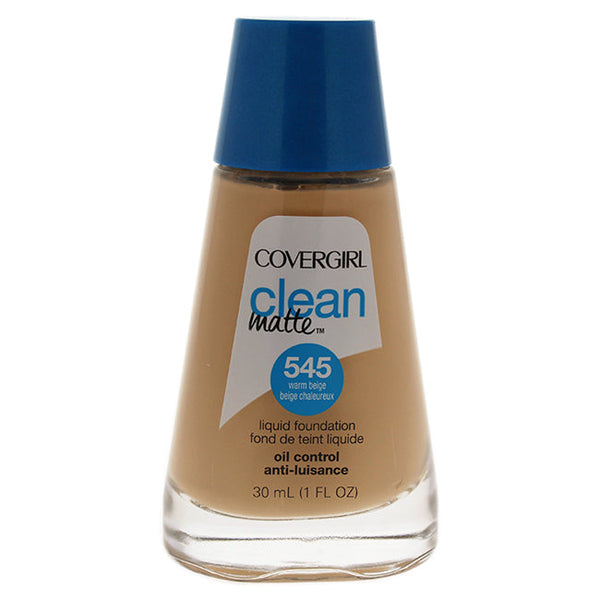CoverGirl Clean Matte Liquid Foundation - # 545 Warm Beige by CoverGirl for Women - 1 oz Foundation