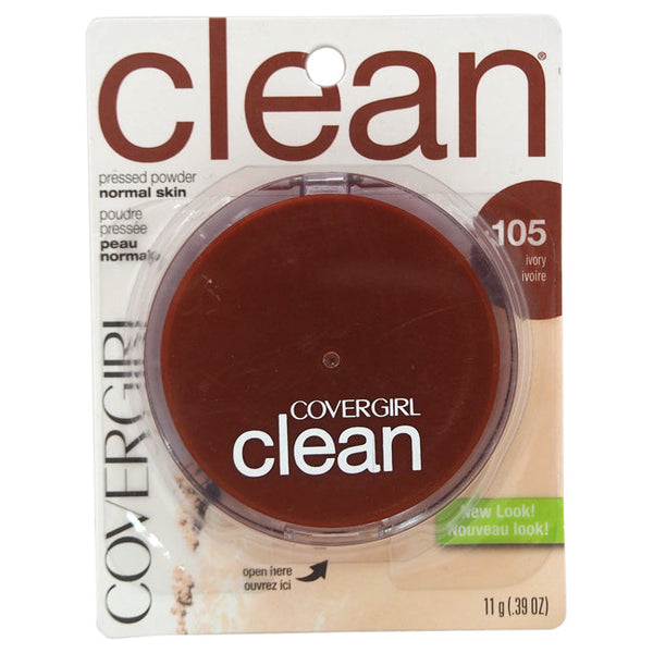 CoverGirl Clean Pressed Powder - # 105 Ivory by CoverGirl for Women - 0.39 oz Powder