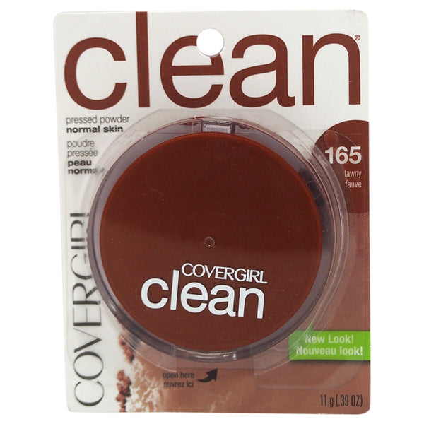 CoverGirl Clean Pressed Powder - # 165 Tawny by CoverGirl for Women - 0.39 oz Powder