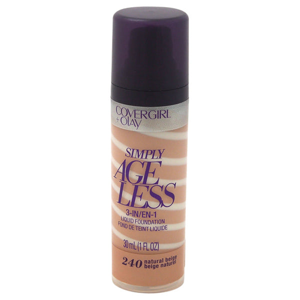 CoverGirl CoverGirl + Olay Simply Ageless 3-in-1 Liquid Foundation - # 240 Natural Beige by CoverGirl for Women - 1 oz Foundation