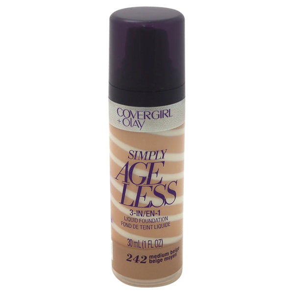 CoverGirl CoverGirl + Olay Simply Ageless 3-in-1 Liquid Foundation - # 242 Medium Beige by CoverGirl for Women - 1 oz Foundation