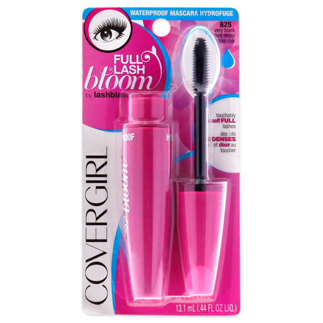 CoverGirl Full Lash Bloom Waterproof Mascara - # 825 Very Black by CoverGirl for Women - 0.44 oz Mascara