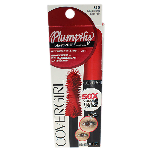 CoverGirl Plumpify BlastPro Mascara - # 810 Black Brown by CoverGirl for Women - 0.44 oz Mascara