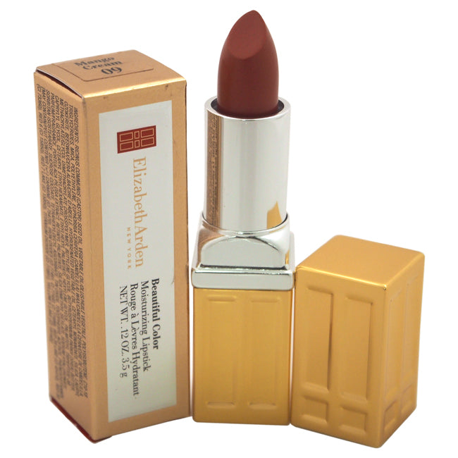 Elizabeth Arden Beautiful Color Moisturizing Lipstick - # 09 Mango Cream by Elizabeth Arden for Women - 0.12 oz Lipstick