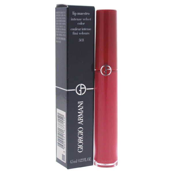 Giorgio Armani Lip Maestro Intense Velvet Color - 503 Red Fuchsia by Giorgio Armani for Women - 0.22 oz Lipstick