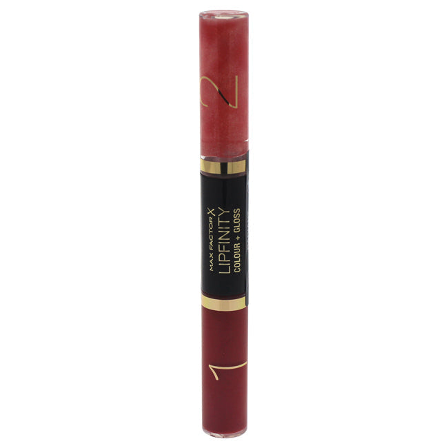 Max Factor Lipfinity Colour and Gloss - 560 Radiant Red by Max Factor for Women - 2 x 3 ml Lip Gloss