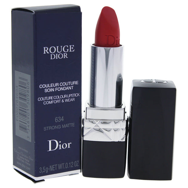 Christian Dior Rouge Dior Couture Colour Comfort & Wear Lipstick - # 634 Strong Matte by Christian Dior for Women - 0.12 oz Lipstick