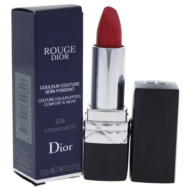 Christian Dior Rouge Dior Couture Colour Comfort & Wear Lipstick - # 634 Strong Matte by Christian Dior for Women - 0.12 oz Lipstick