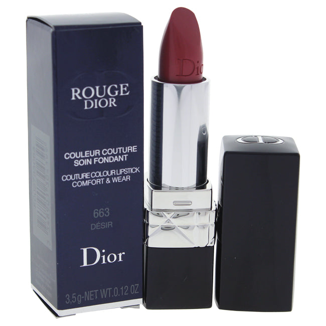 Christian Dior Rouge Dior Couture Colour Comfort & Wear Lipstick - # 663 Desir by Christian Dior for Women - 0.12 oz Lipstick