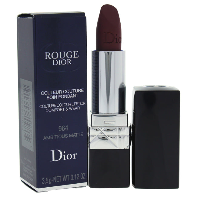 Christian Dior Rouge Dior Couture Colour Comfort & Wear Lipstick - # 964 Ambitious Matte by Christian Dior for Women - 0.12 oz Lipstick