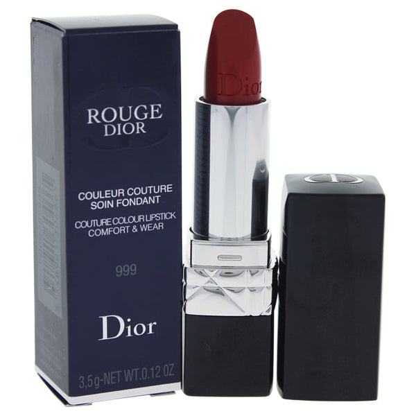 Christian Dior Rouge Dior Couture Colour Comfort & Wear Lipstick - # 999 by Christian Dior for Women - 0.12 oz Lipstick