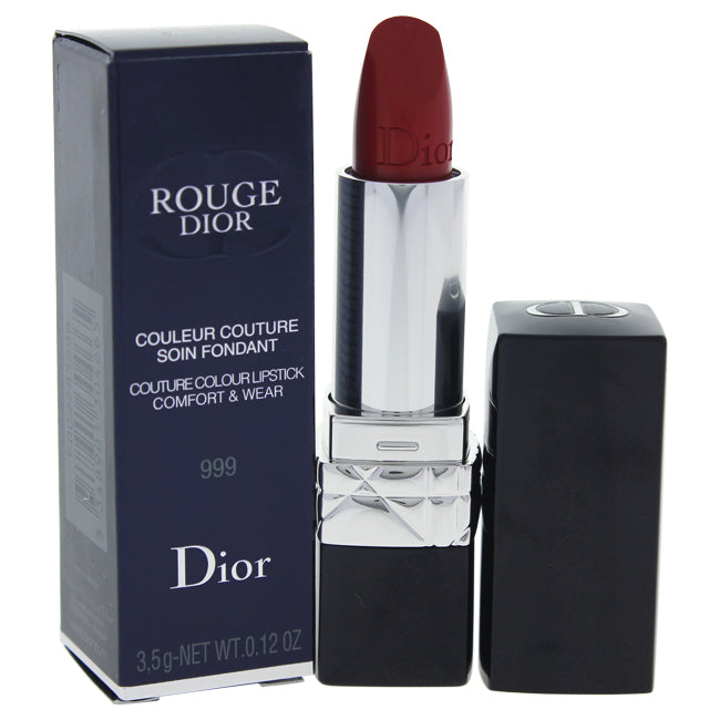 Christian Dior Rouge Dior Couture Colour Comfort & Wear Lipstick - # 999 by Christian Dior for Women - 0.12 oz Lipstick