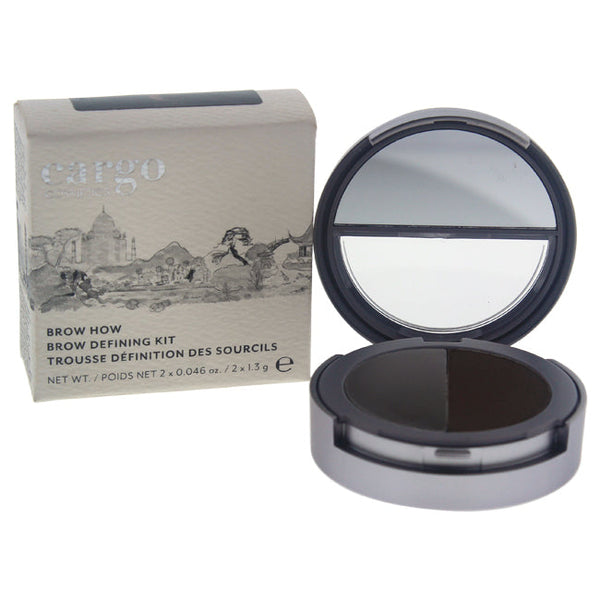 Cargo Brow Defining Kit - Dark by Cargo for Women - 2 x 0.46 oz Brow Definer & Brow Finish Powder